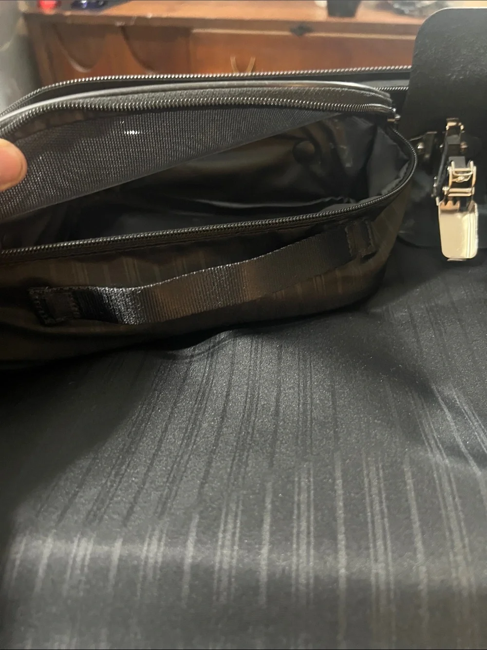 TUMI ‘Alpha’ Black Nylon Carry-On Garment Bag - 22033DH
